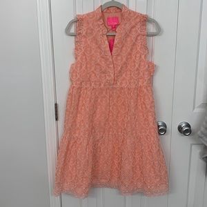 NWT Lilly Pulitzer Briela Eyelet Swing Dress, Size Medium